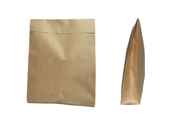 Kraft Paper Bag Packaging Bag Environmentally Friendly Recyclable Pointed Bottom M Edge Bag 200 Pieces Custom Made