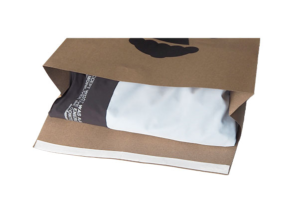 Kraft Paper Bag Packaging Bag Environmentally Friendly Recyclable Pointed Bottom M Edge Bag 200 Pieces Custom Made